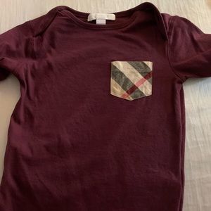 Authentic Burberry Boy Check T shirt - 3 yrs
